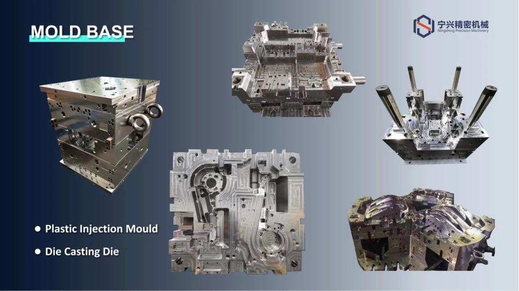 Plastic Injection Design Mould with Steel Mold Base Plate Multiple Cavity Tool